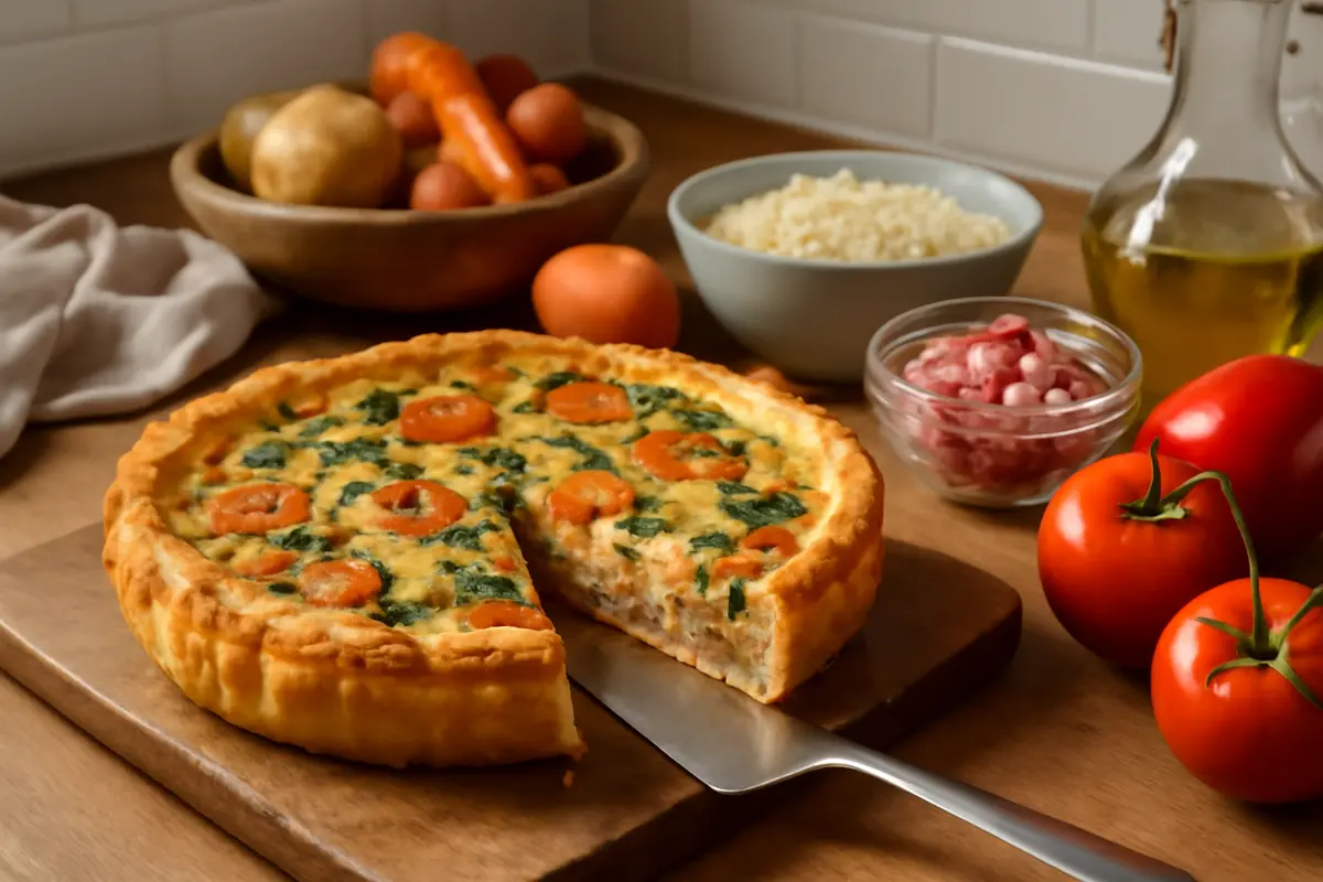 Torta salata svuota frigo: la ricetta pratica per evitare sprechi e risparmiare tempo in cucina