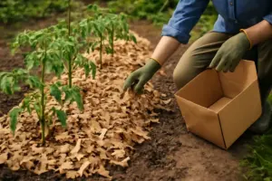 Pacciamatura con materiali di recupero: la strategia facile per un orto rigoglioso e pulito