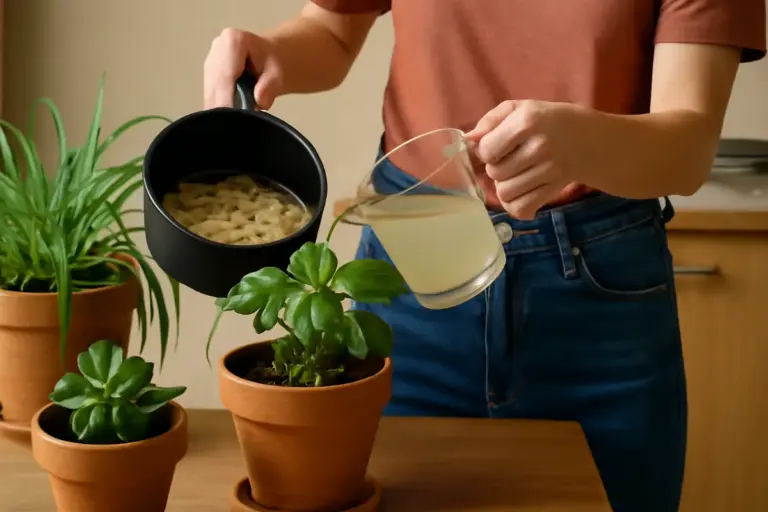 Irrigare le piante con acqua di cottura: benefici inaspettati che puoi sfruttare subito