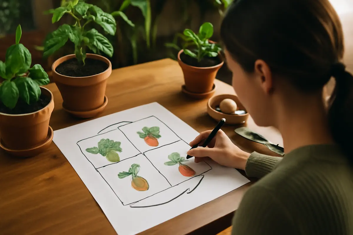 Cos’è la rotazione delle colture domestica? Migliora la resa con un semplice piano annuale
