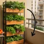 Perché conviene installare un piccolo orto verticale sul balcone? Più verdure e meno spazio sprecato