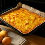 Frittata di patate veloce in forno: cuoci tutto insieme senza sporcare fornelli e ottieni un piatto dorato