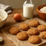 Ricetta rapida per i biscotti rustici da colazione: si fanno senza bilancia né strumenti speciali