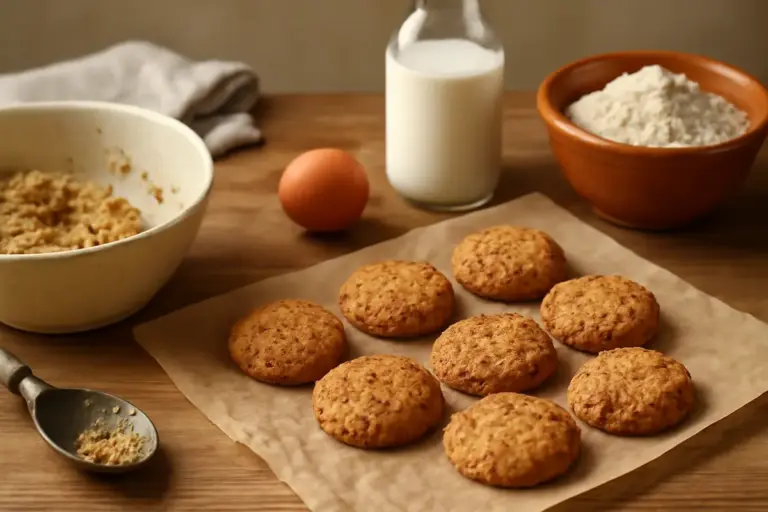 Ricetta rapida per i biscotti rustici da colazione: si fanno senza bilancia né strumenti speciali