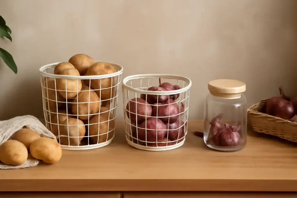 Qual è il modo corretto di conservare patate e cipolle per evitare sprechi? Il metodo efficace per ridurre i resti