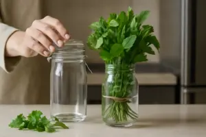 Come posso mantenere fresche le erbe aromatiche più a lungo? Questo metodo ti stupirà
