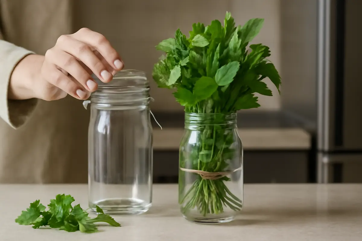 Come posso mantenere fresche le erbe aromatiche più a lungo? Questo metodo ti stupirà